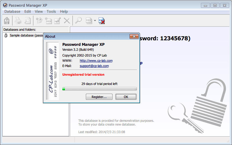 Password Manager XP 绿色版