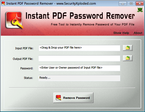 Instant PDF Password Remover 官方版