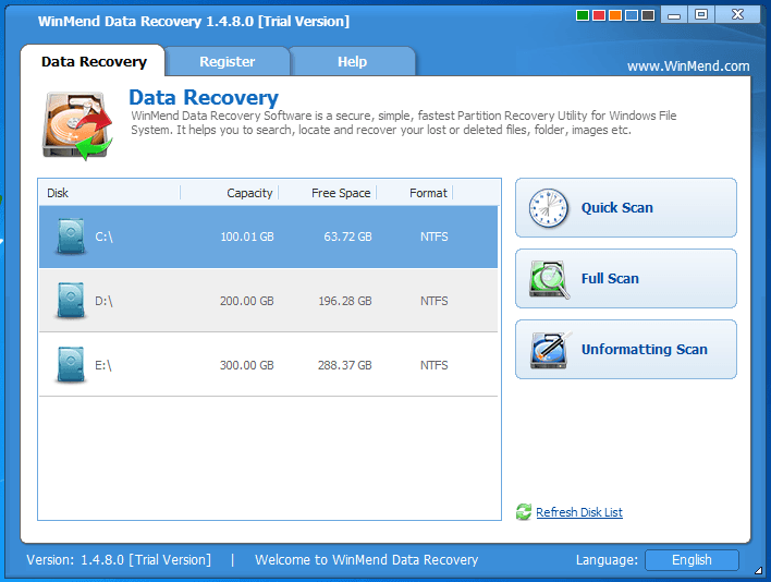 WinMend Data Recovery 官方版