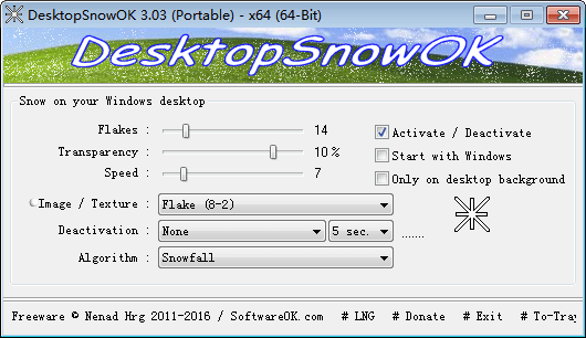 DesktopSnowOK 官方版