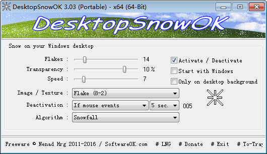 DesktopSnowOK 官方版