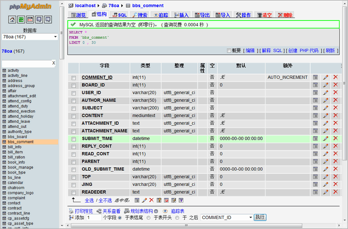 phpMyAdmin 免费版