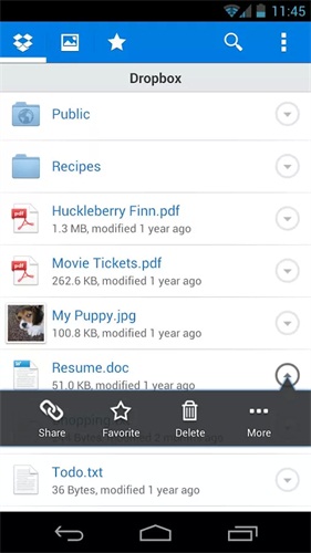 Dropbox 安卓版