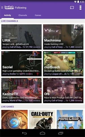 Twitch app 安卓版