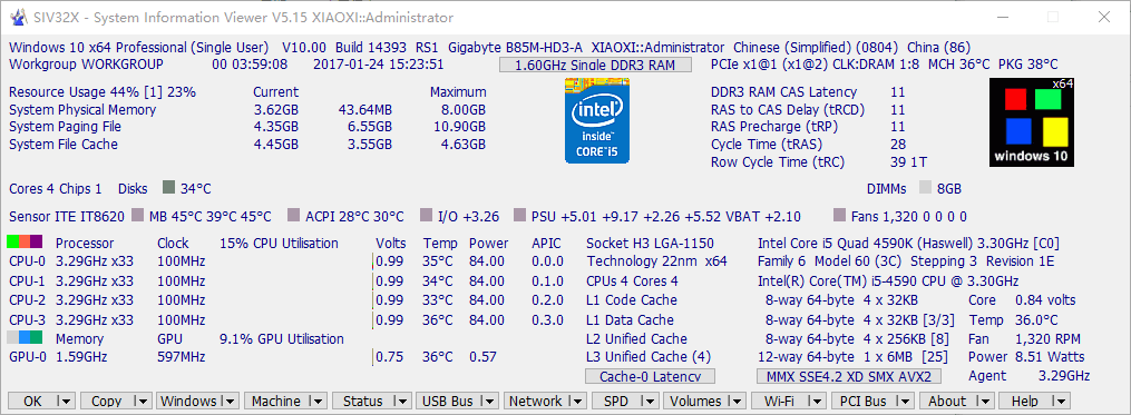 System Information Viewer 绿色版V55.15