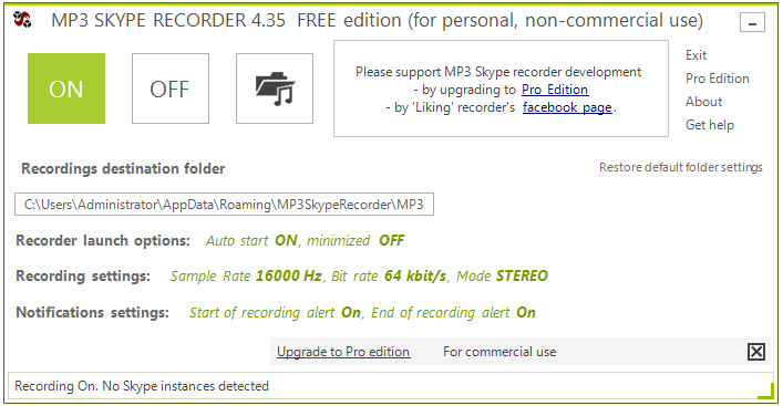 MP3 Skype Recorder