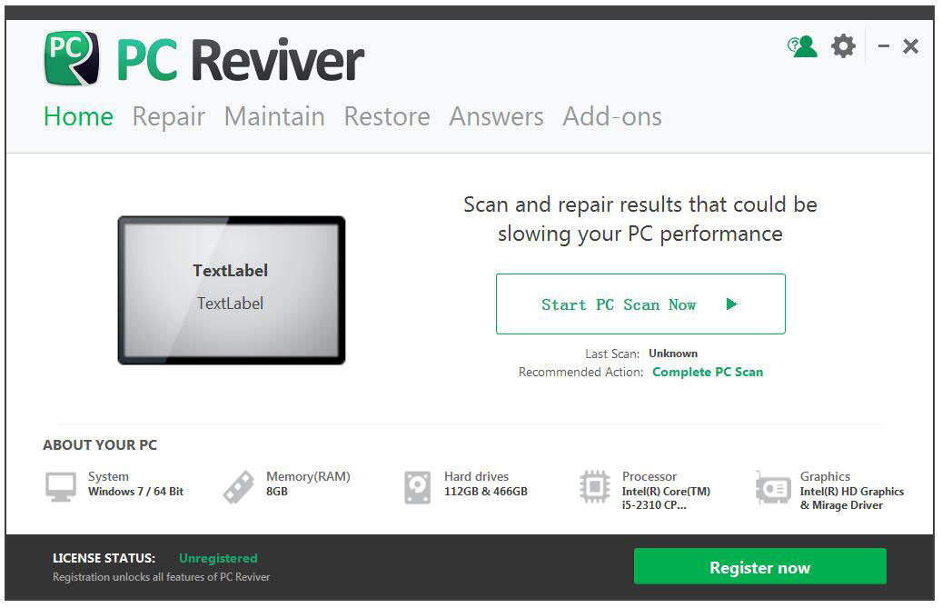 Pc Reviver(系统综合优化软件) V3.8.1.2
