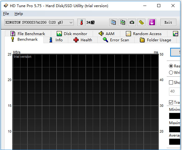 HD Tune Pro(硬盘检测工具) V5.75