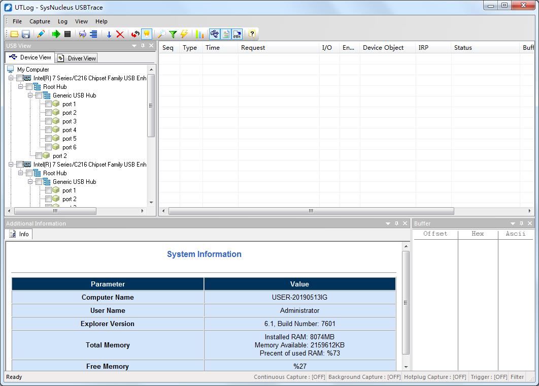 UsbTrace(USB监控软件) V3.0.1.82