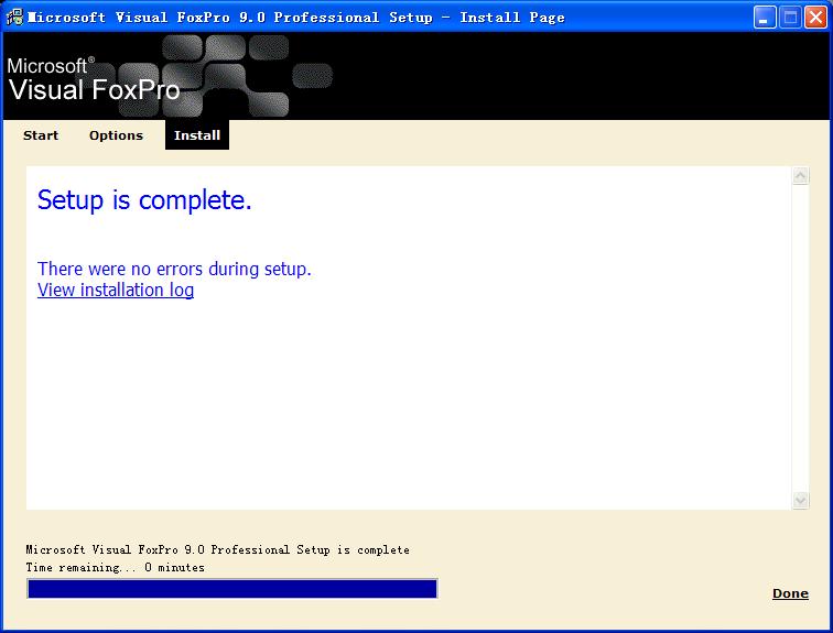 Visual Foxpro 官方版