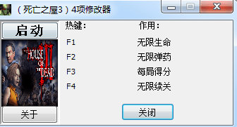 死亡之屋3修改器 绿色版