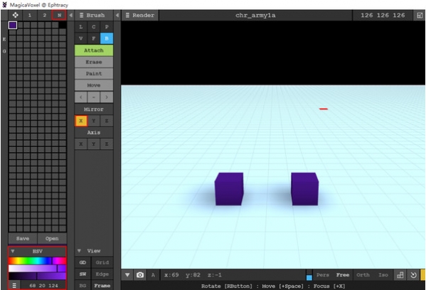 MagicaVoxel v0.98.2汉化版